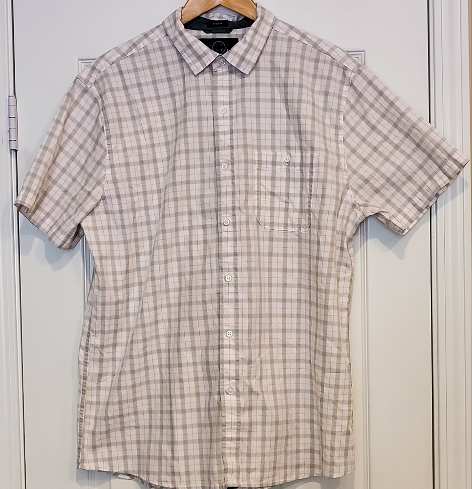 Stitch Fix Even Tide Shor Coastal One Pocket Shirt L NWT
